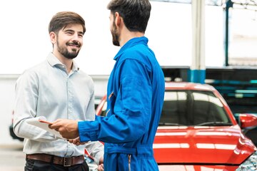 Trustworthy car repair shop interaction